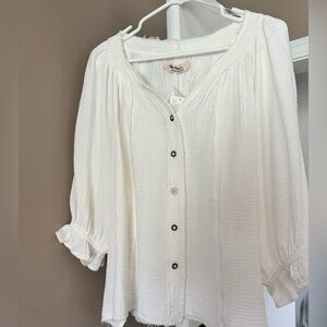 Free People Nice White top
